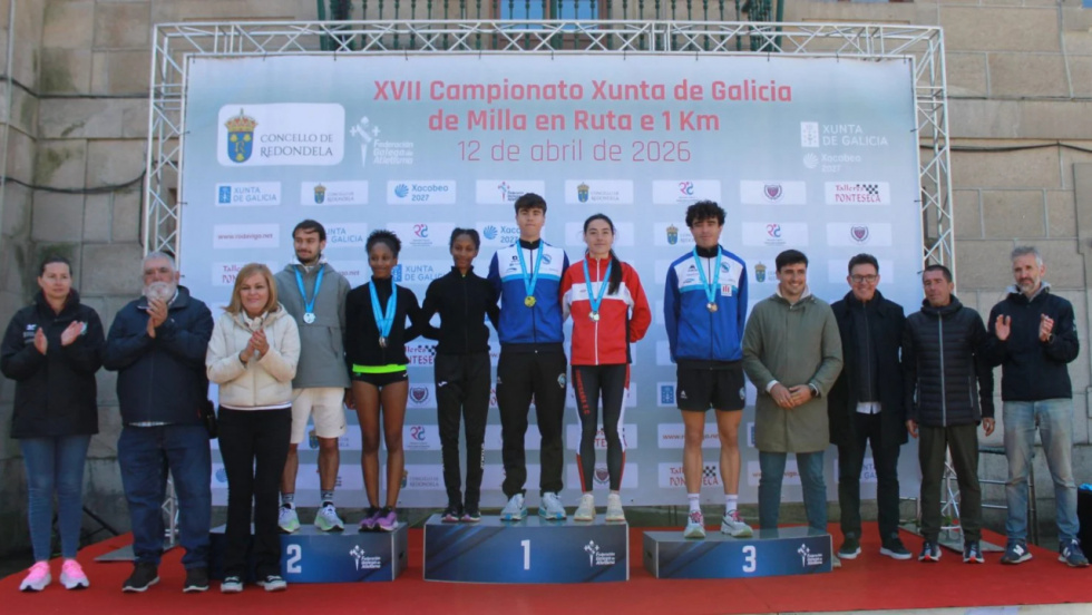 Redondela corona su gran día del atletismo con 450 corredores en la Milla y el Kilómetro
