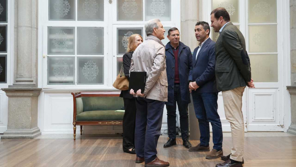 Luis López recibe a la Coral Polifónica de Pontevedra