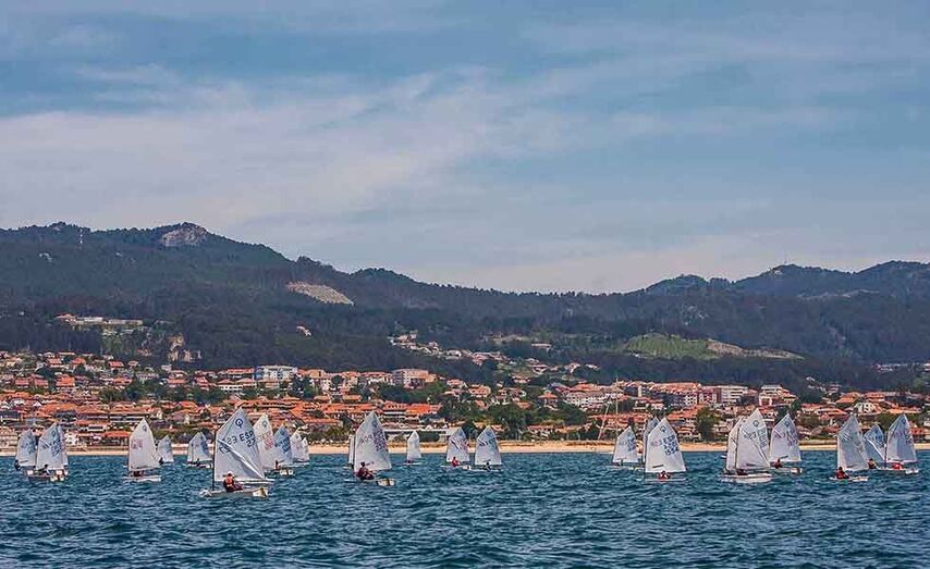 El Trofeo Baitra se podrá ver desde los alrededores de la bahía de Baiona. /&copy; Rosana Calvo