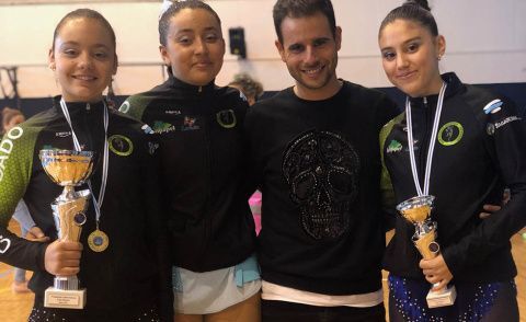 Aldara Balboa, Luana Rodr&iacute;guez, Edu Caride y Daniela Rodr&iacute;guez.