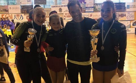 Maria De Sa, Candela Gil, Edu Caride y Dubra Outeiro.