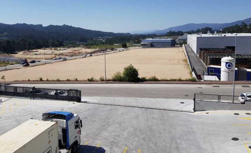 Imaxe da superficie das 18 parcelas no Pol&iacute;gono da Veigada&ntilde;a.