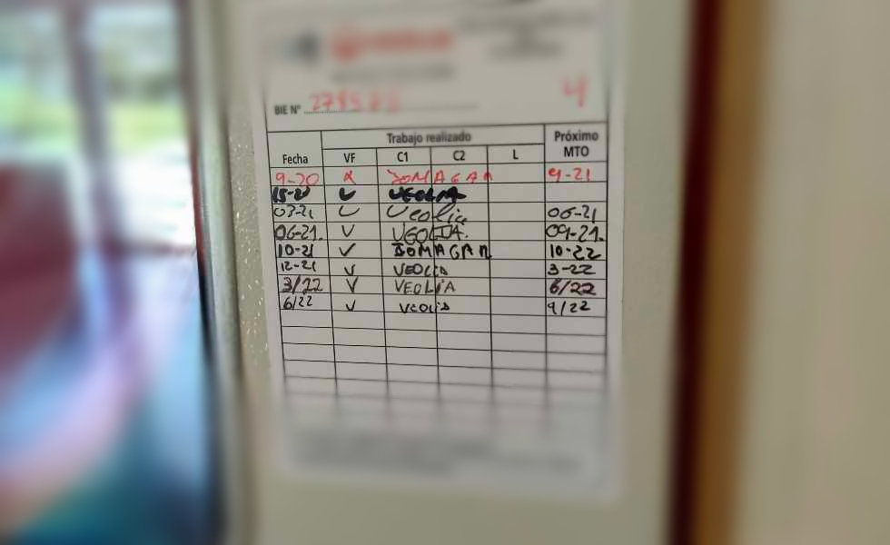 Imaxe dos supostos equipos que non foron revisados segundo o BNG