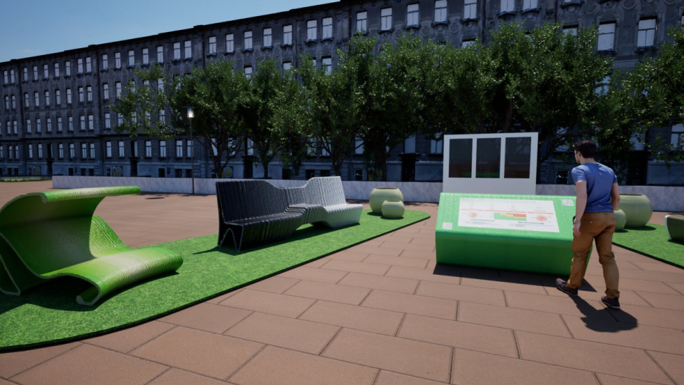 AIMEN y SETGA fabricarán mobiliario urbano sostenible con biomateriales
