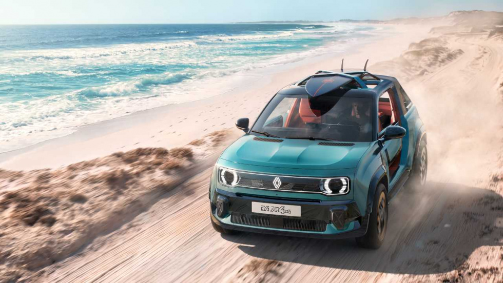 El Renault 4 eléctrico resucita el mito del 4L con una versión 4x4 y espíritu aventurero