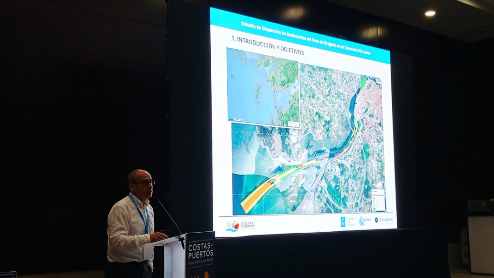 Portos de Galicia expone en Huelva el proyecto de dragado del Lérez ante ingenieros de toda España