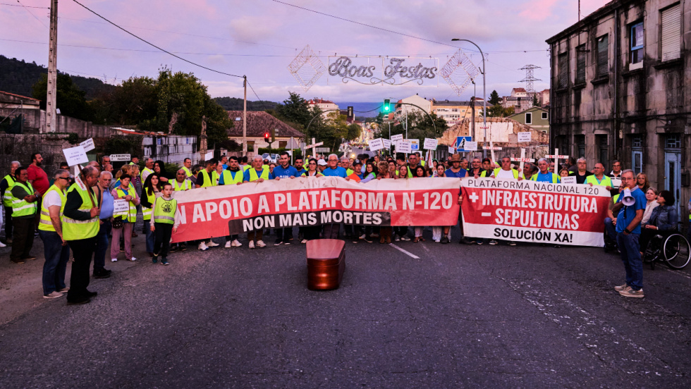 La plataforma de la N-120 retomará cortes y movilizaciones si el Estado no les recibe