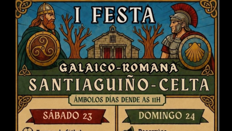 Mos celebrará la primera edición de la Festa Galaico-Romana Santiaguiño-Celta el 23 y 24 de mayo