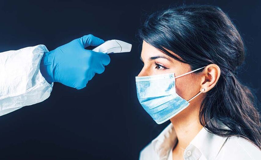 Recom&eacute;ndase non acudir ao traballo en caso de febre ou s&iacute;ntomas respiratorios compatibles coa enfermidade por COVID-19.