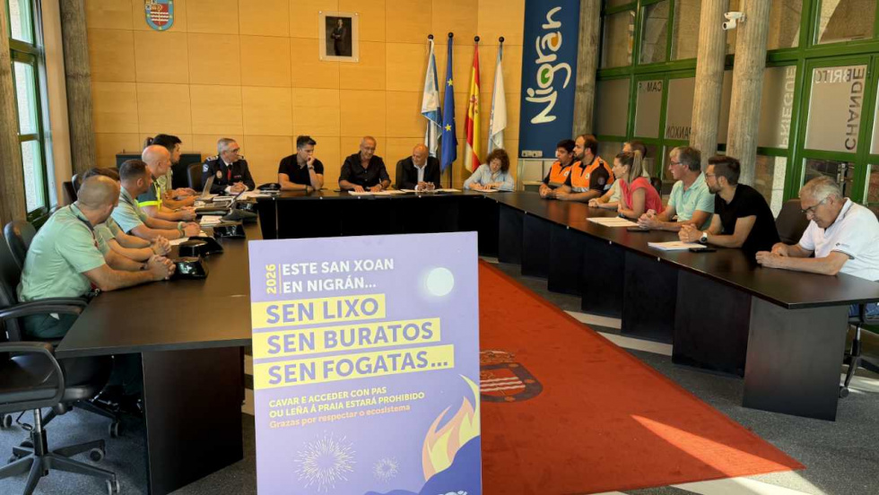 Nigrán refuerza con más drones el dispositivo de seguridad para San Xoán