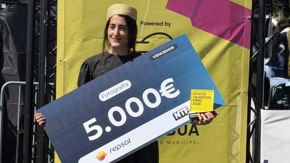 La fotógrafa de Salvaterra Lucía Alonso gana el Fnac Novos Talentos Portugal