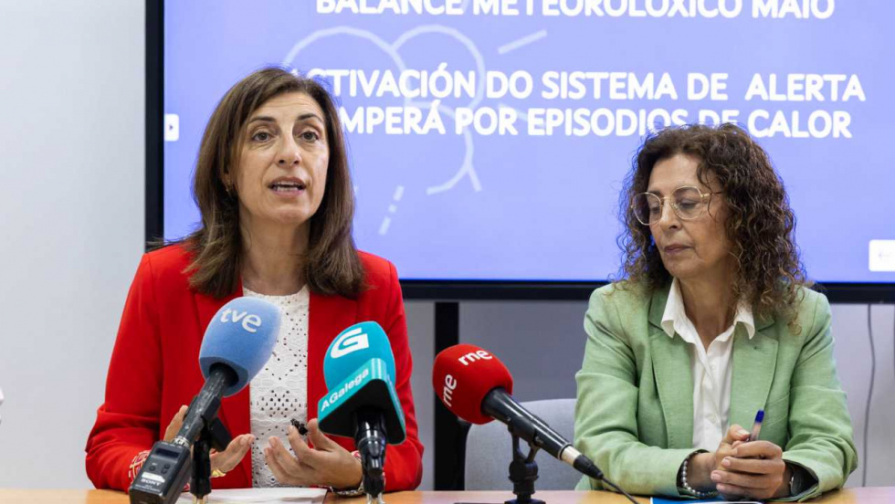 Galicia vivió un mayo muy cálido con una