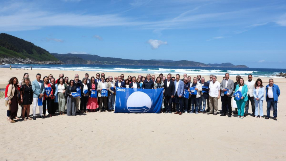Las 147 banderas azules consolidan a Galicia como referente internacional de calidad turística