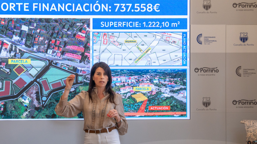 La Xunta financia con 740.000 euros sin intereses la urbanización del acceso a 36 viviendas públicas en O Porriño