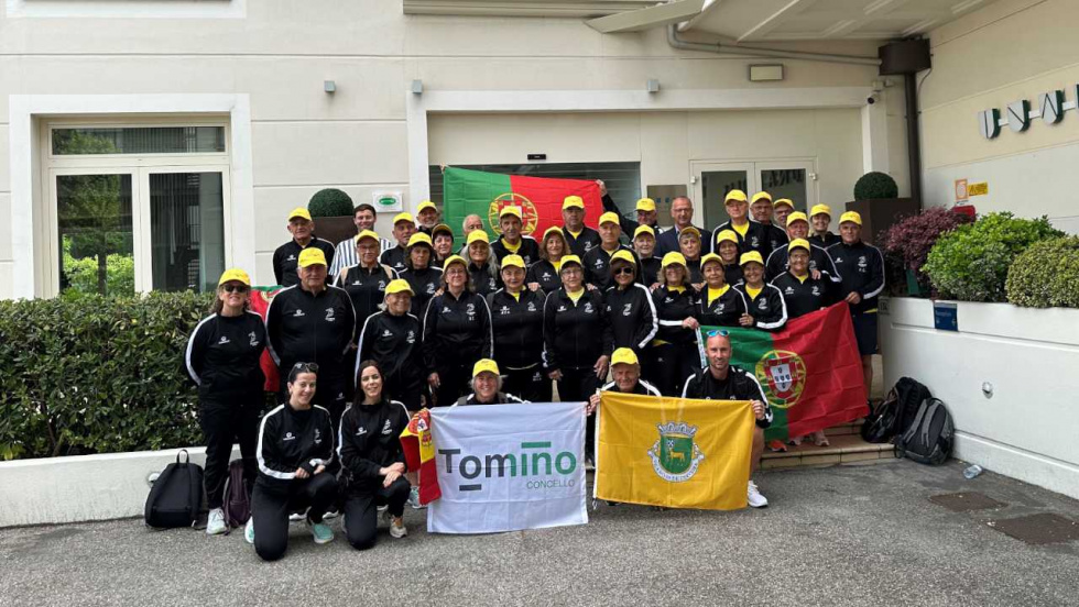 Atletas de Tomiño y Cerveira llevan el espíritu del proyecto Score hasta Italia