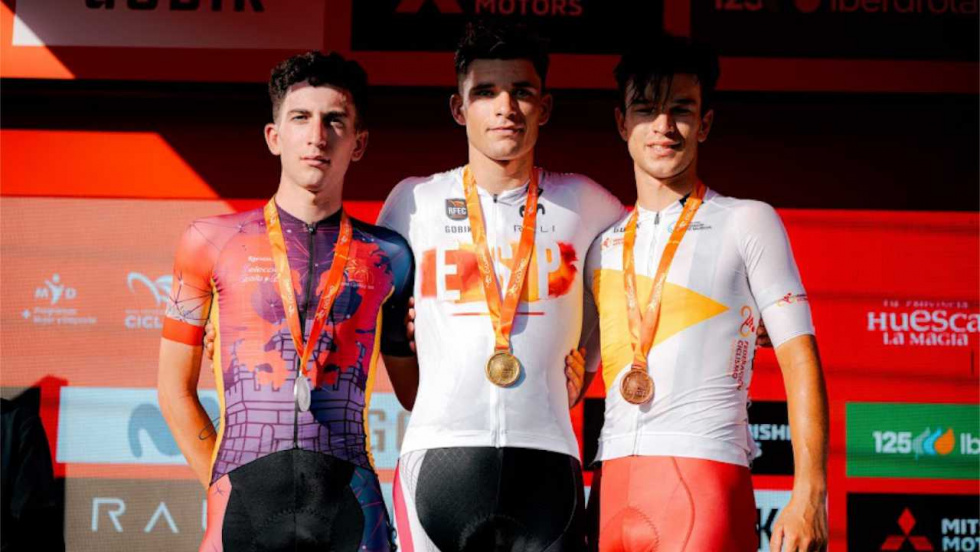 Miguel Domínguez logra la medalla de plata en el Campeonato de España Sub-23 con el Vigo-Rías Baixas