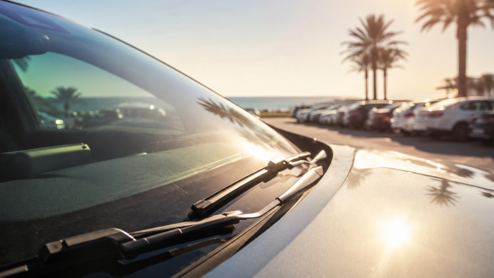 El interior de un coche al sol puede superar los 70 grados en solo media hora