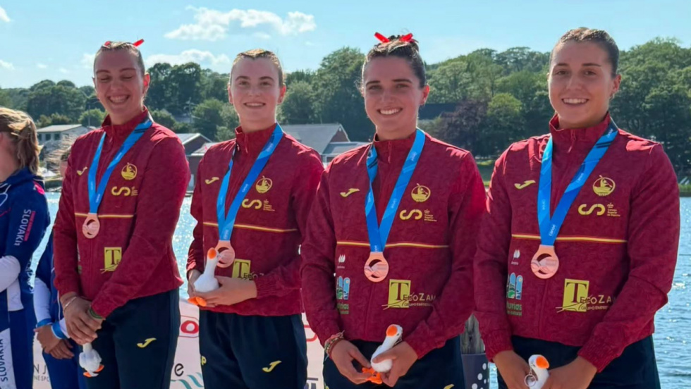 El piragüismo gallego firma cuatro medallas en el Mundial júnior y Sub-23 de Canadá