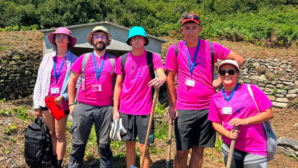 La isla de Ons acoge su primer campo de voluntariado ambiental en 21 años