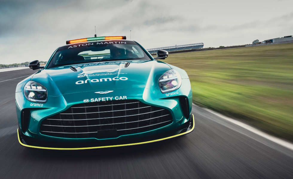 El Aston Martin Vantage S toma el mando como coche de seguridad de la Fórmula 1