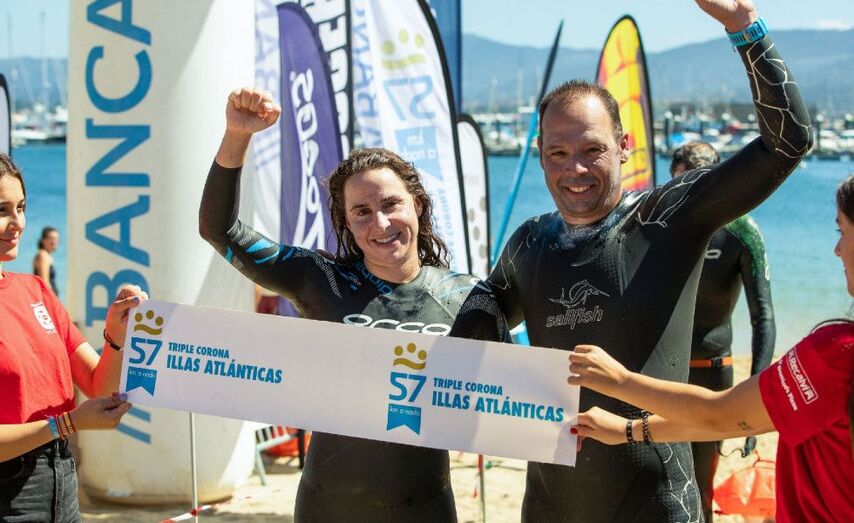 El canario Aldo Rom&aacute;n Guti&eacute;rrez Llanos y la asturiana Patricia Ag&uuml;era Fern&aacute;ndez / Imagen Lalo R. Villar