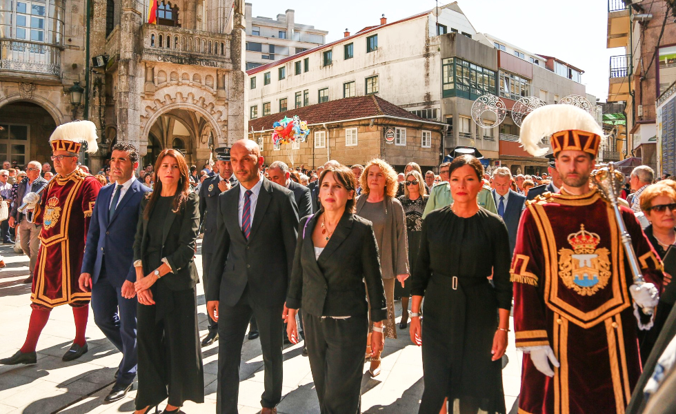 O Porriño vive una jornada de fervor en honor al Santísimo Cristo da Agonía