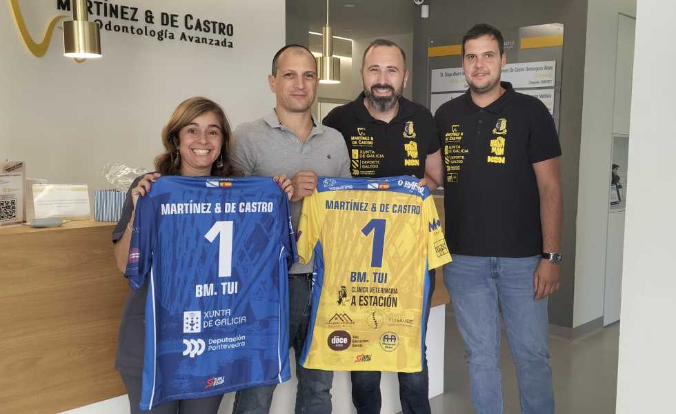 Martínez & De Castro dará nombre al BM Tui durante las dos próximas temporadas