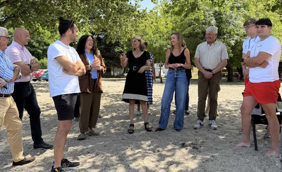La playa fluvial de A Freixa cierra la temporada estival sin incidencias graves