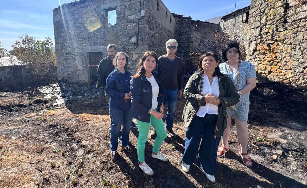 23 familias solicitan  ayudas para reconstruir sus viviendas tras los incendios en Ourense