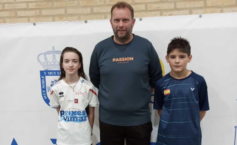 Telma Ruso y Álvaro Gómez, convocados por la selección española de bádminton sub-13
