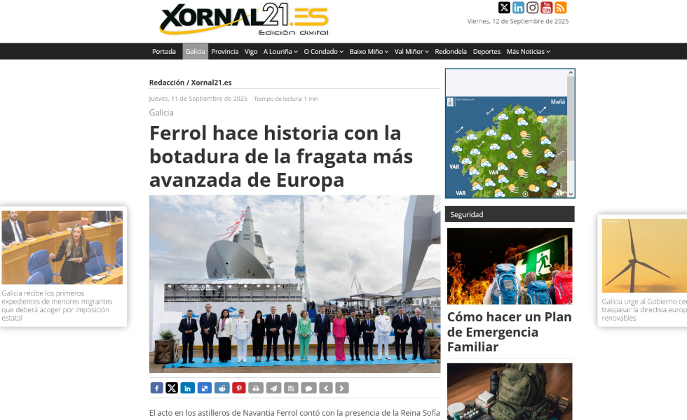 Xornal21.es supera los 2,5 millones de páginas vistas en lo que va de año
