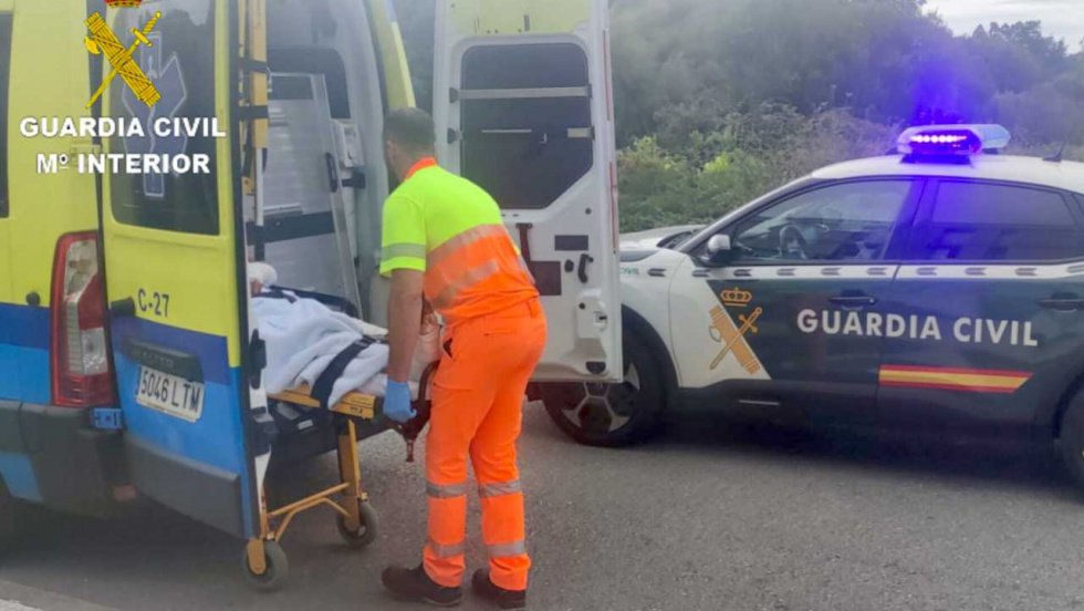 Detenido en Salceda tras fracturarse al huir por un balcón