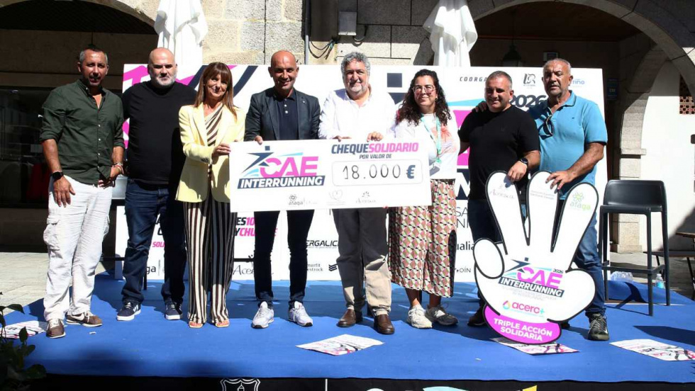 Más de 2.000 corredores, meta solidaria en la Interrunning de O Porriño