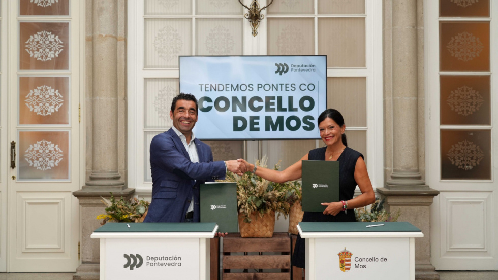 Mos humanizará el entorno de la iglesia de Sanguiñeda con 1,2 millones de la Deputación