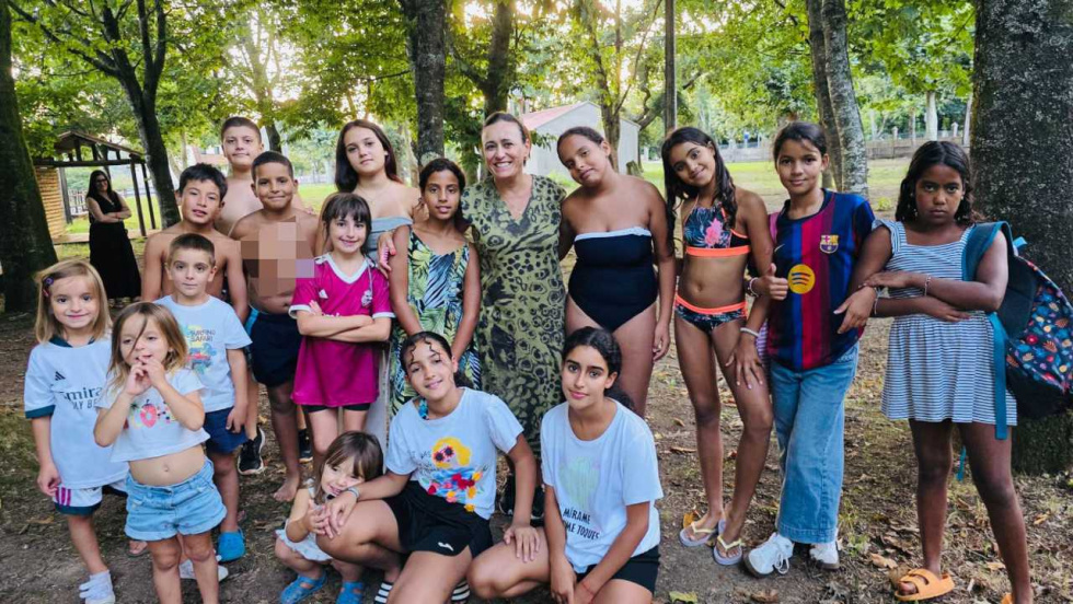 Mos despide a los niños saharauis de 