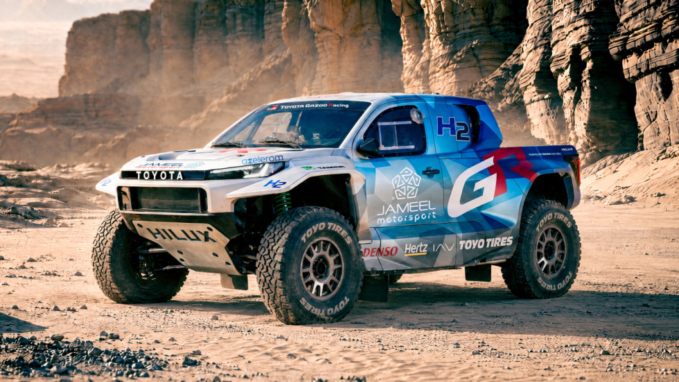 Toyota llevará un Hilux de hidrógeno al Dakar 2027 para probar la tecnología FCEV