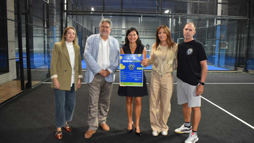 El pádel solidario de Mos se vuelca con el alzhéimer