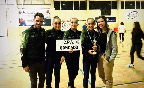 Edu Caride, Mar&iacute;a De Sa, Zoe Garcia, Alia Balboa y Erea Abalde