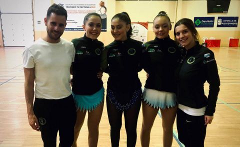 Edu Caride, Lucia Soto, Daniela Rodr&iacute;guez, Aldara Balboa, Erea Abalde.