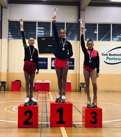 1 Xiana Fern&aacute;ndez CPA GONDOMAR. 2 Candela Gil CPA CONDADO. 3 Sabela Lourenzo CPA Soutomaior