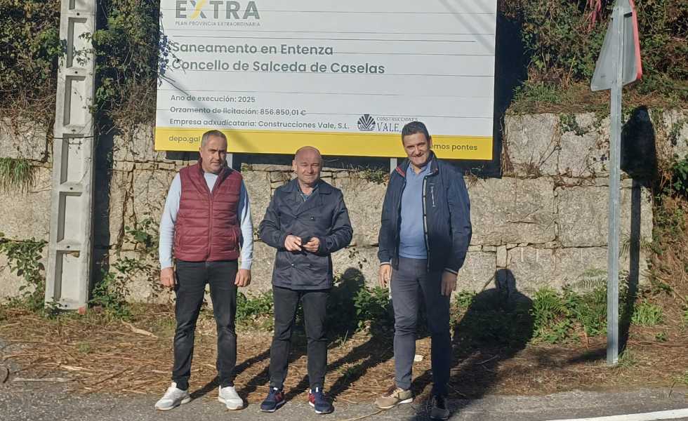 La Diputación invertirá 875.000 euros en el saneamiento de Entenza (Salceda)