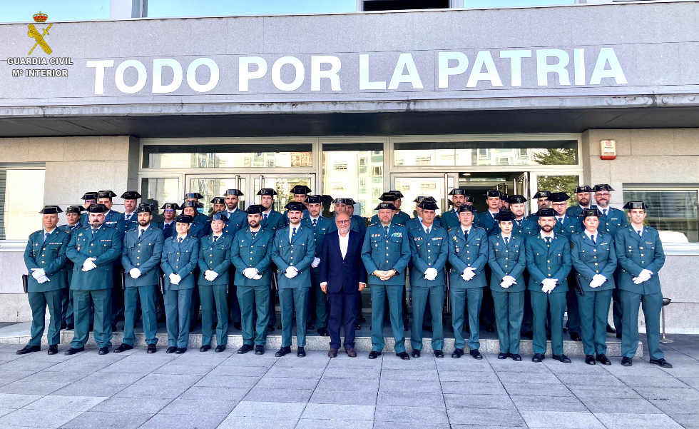 La Guardia Civil de Pontevedra refuerza sus filas con 41 nuevos agentes