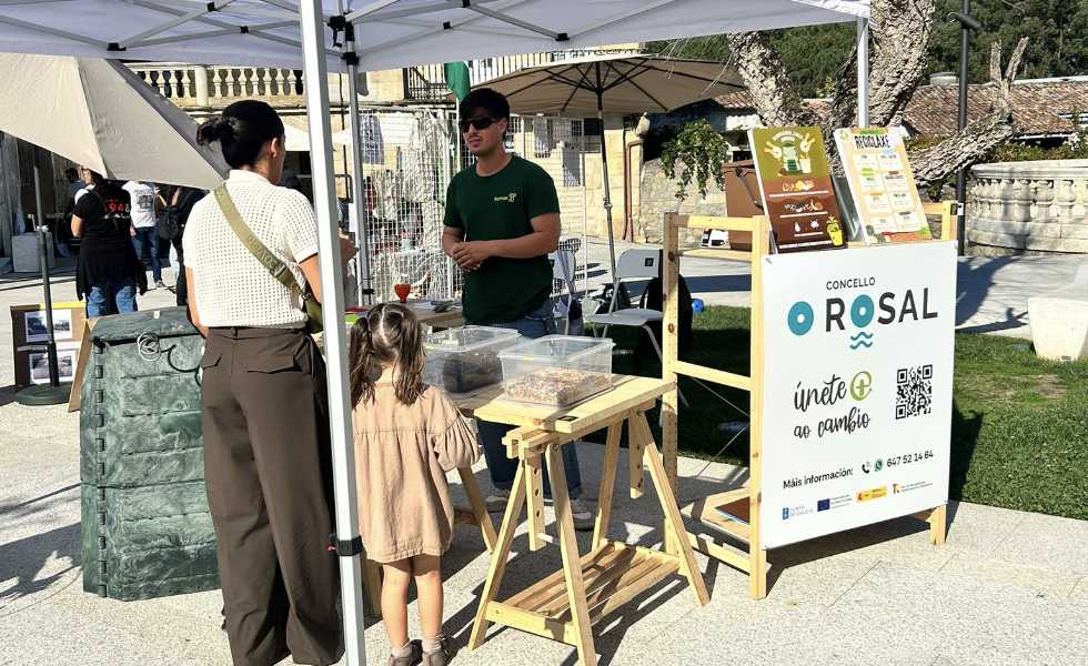 O Rosal impulsa una campaña de compostaje y reciclaje de aceite doméstico
