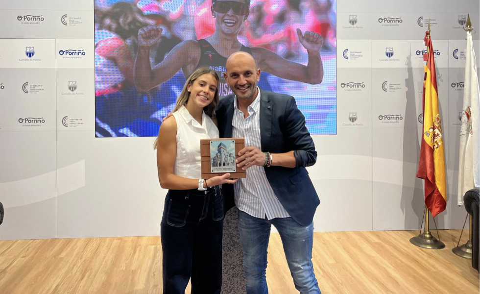 Carla Guisande reconocida en O Porriño tras una temporada deportiva de éxitos