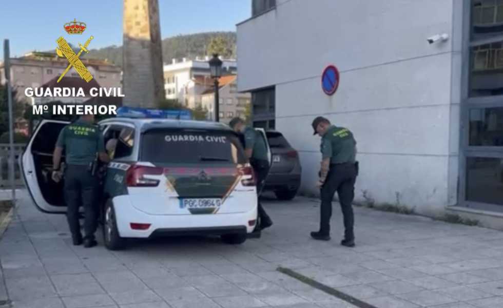 Detenidos dos hombres en Soutomaior por agredir a un guardia civil y a su perro