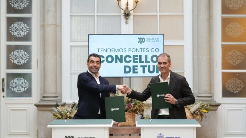 Tui completa el Paseo da Corredoira con 550.000 euros de la Deputación