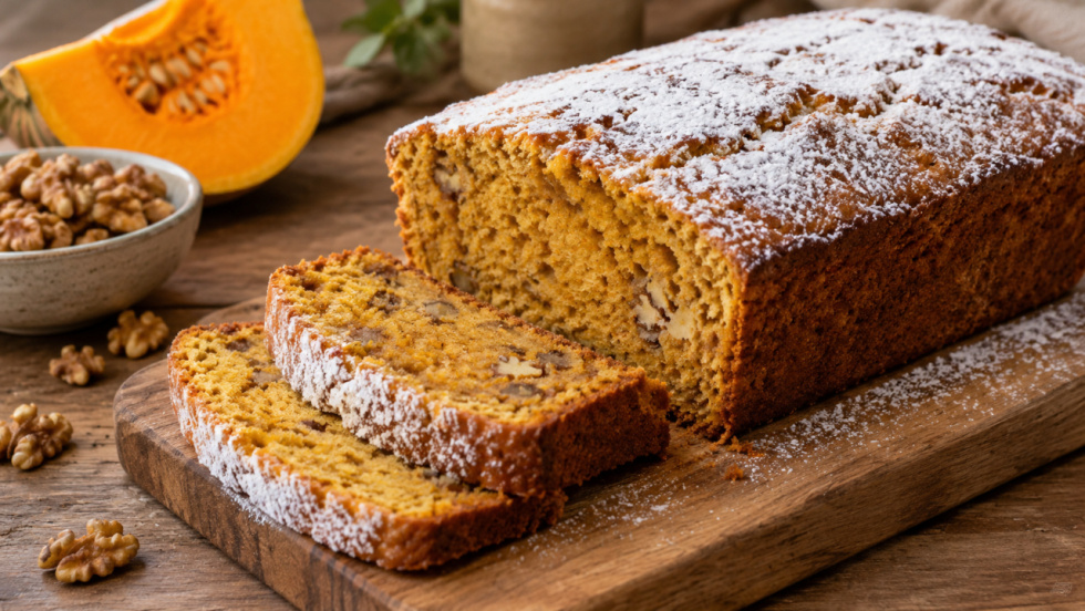 Bica de calabaza y nueces