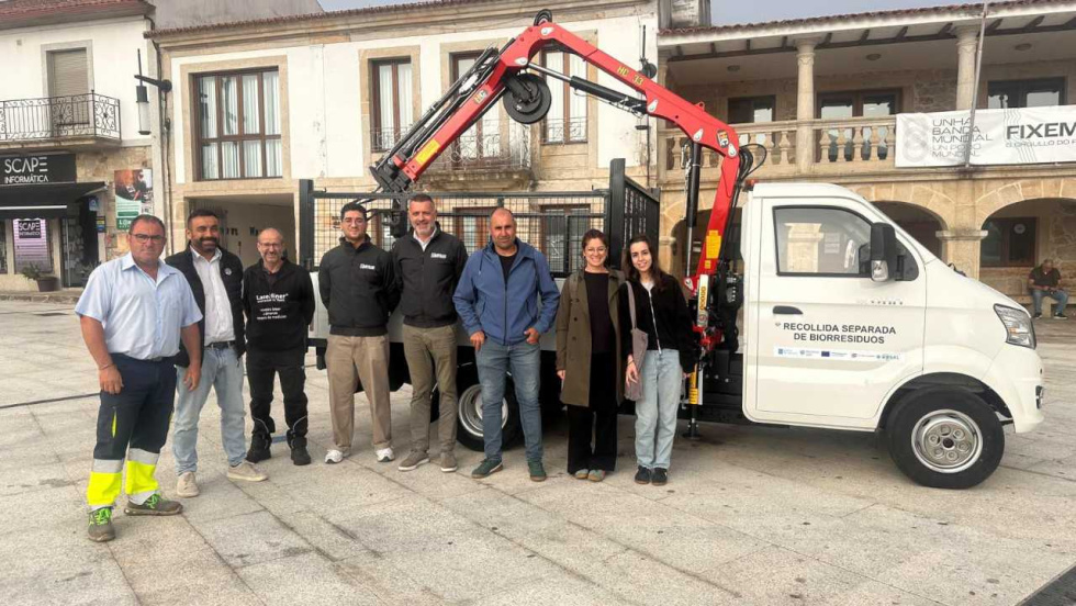 O Rosal estrena camión eléctrico para biorresiduos vegetales