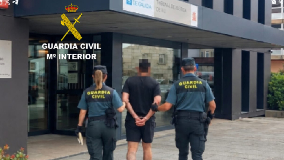 Detenido un hombre por robar en un bar de A Guarda durante su permiso penitenciario