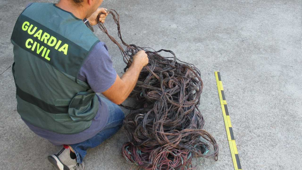 Investigan a un vecino de Ponteareas por una oleada de robos de cobre